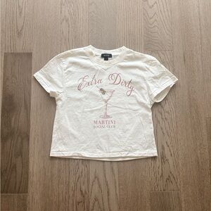 Wildfox Cropped Graphic Tee